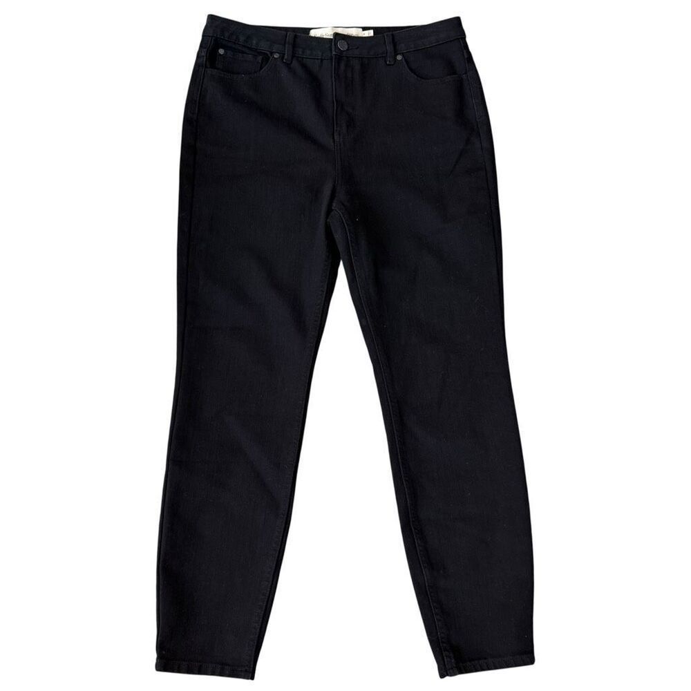 Soft Surroundings black Jeans High Rise Skinny Style 2FY39 size 10